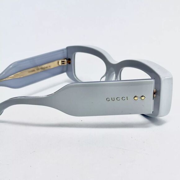 NWT Gucci GG1528S-005-53 White Oval 53mm Sunglasses main image 4